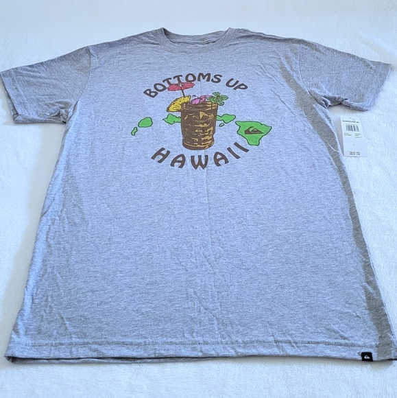 Quiksilver🏄‍♂️ "Bottoms Up Hawaii"🍹 Graphic Tee👕 - NWT - Picture 10 of 12